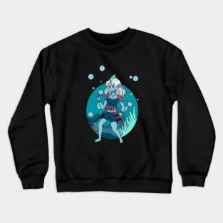 Aquatic Demon Crewneck Sweatshirt